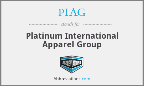 PIAG - Platinum International Apparel Group