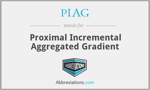 PIAG - Proximal Incremental Aggregated Gradient