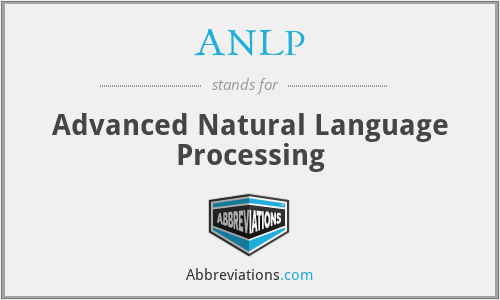 ANLP - Advanced Natural Language Processing