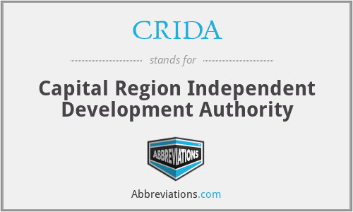 CRIDA - Capital Region Independent Development Authority