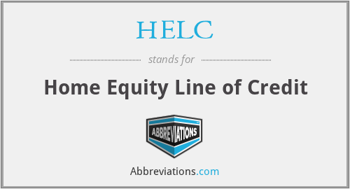 HELC - Home Equity Line of Credit