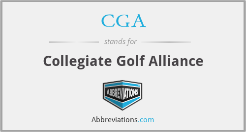 CGA - Collegiate Golf Alliance