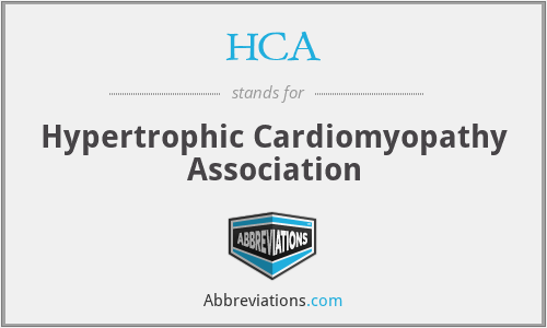 HCA - Hypertrophic Cardiomyopathy Association