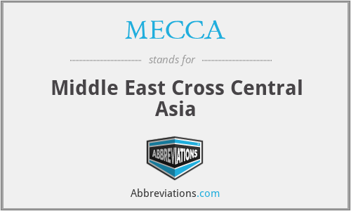 MECCA - Middle East Cross Central Asia