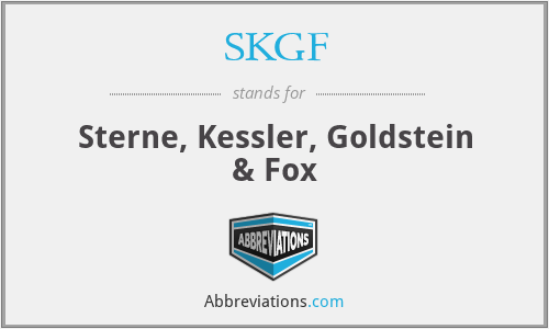 SKGF - Sterne, Kessler, Goldstein & Fox