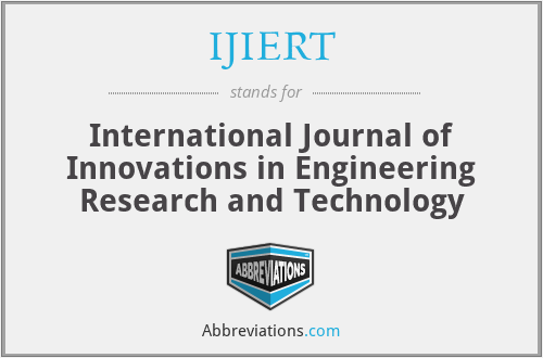 IJIERT - International Journal of Innovations in Engineering Research and Technology