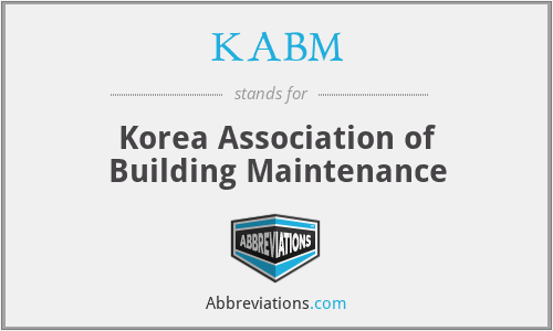 KABM - Korea Association of Building Maintenance
