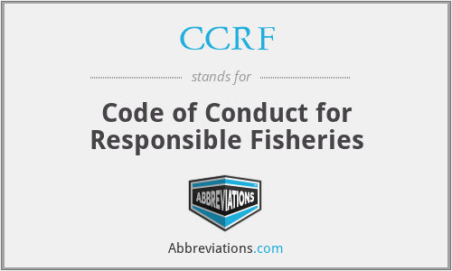 CCRF - Code of Conduct for Responsible Fisheries