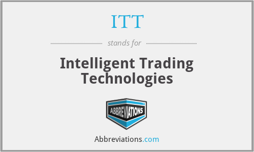 ITT - Intelligent Trading Technologies
