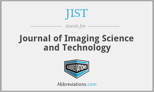 JIST - Journal of Imaging Science and Technology
