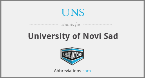 UNS - University of Novi Sad