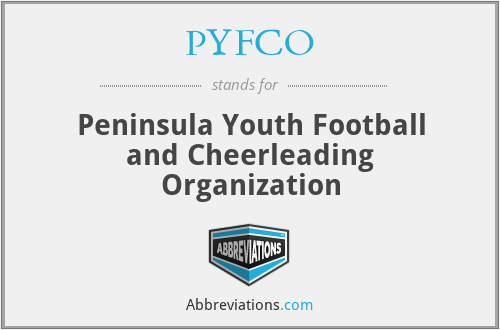 PYFCO - Peninsula Youth Football and Cheerleading Organization