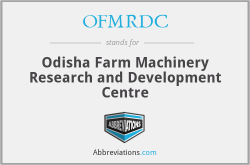 OFMRDC - Odisha Farm Machinery Research and Development Centre