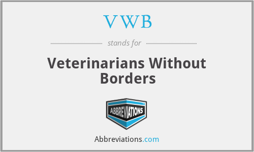 VWB - Veterinarians Without Borders
