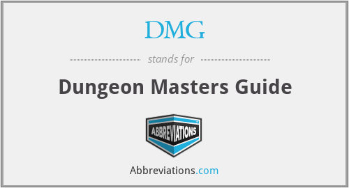 DMG - Dungeon Masters Guide