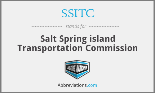 SSITC - Salt Spring island Transportation Commission