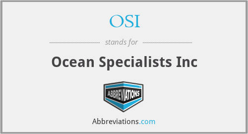 OSI - Ocean Specialists Inc
