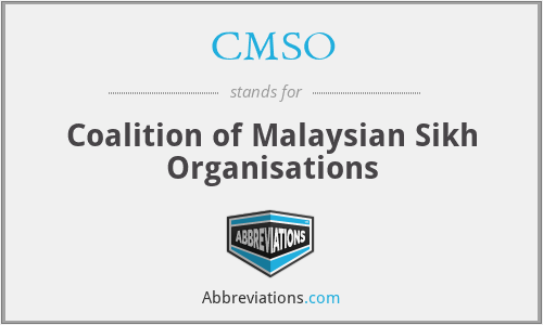 CMSO - Coalition of Malaysian Sikh Organisations