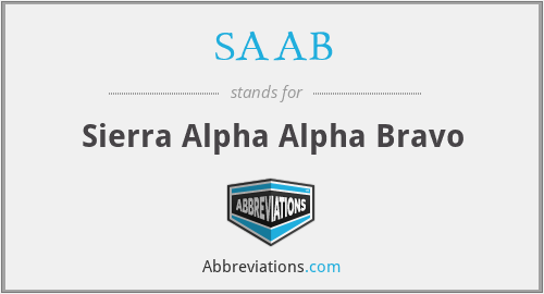 SAAB - Sierra Alpha Alpha Bravo