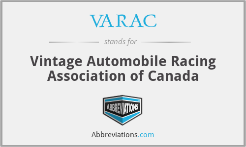 VARAC - Vintage Automobile Racing Association of Canada