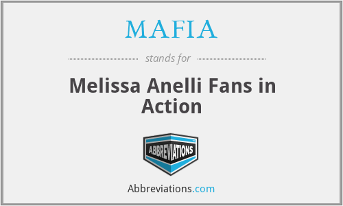 MAFIA - Melissa Anelli Fans in Action