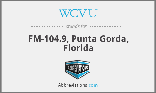 WCVU - FM-104.9, Punta Gorda, Florida