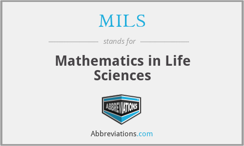 MILS - Mathematics in Life Sciences