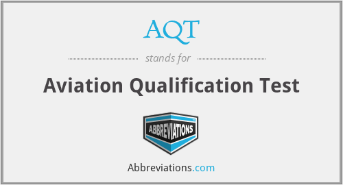 AQT - Aviation Qualification Test