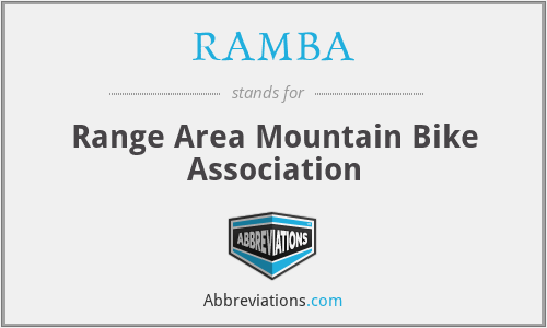 RAMBA - Range Area Mountain Bike Association