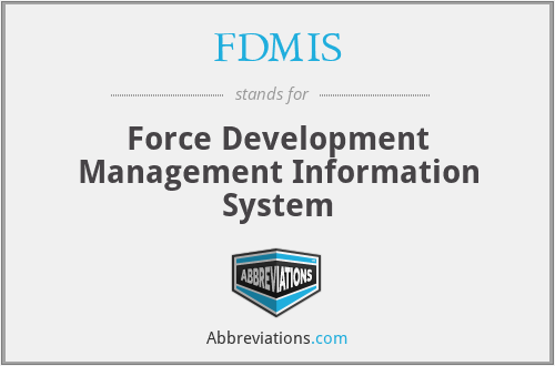 FDMIS - Force Development Management Information System