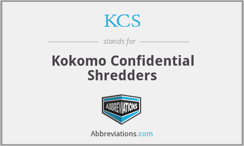 KCS - Kokomo Confidential Shredders