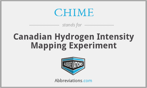 CHIME - Canadian Hydrogen Intensity Mapping Experiment