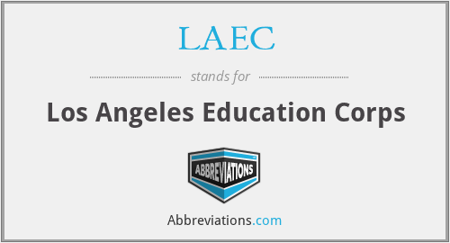 LAEC - Los Angeles Education Corps