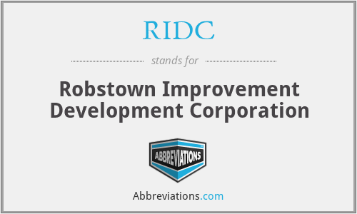 RIDC - Robstown Improvement Development Corporation