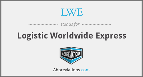 LWE - Logistic Worldwide Express