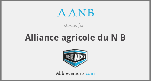 AANB - Alliance agricole du N B
