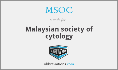 MSOC - Malaysian society of cytology