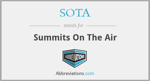SOTA - Summits On The Air