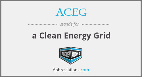 ACEG - a Clean Energy Grid