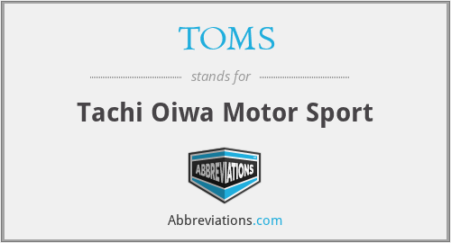TOMS - Tachi Oiwa Motor Sport