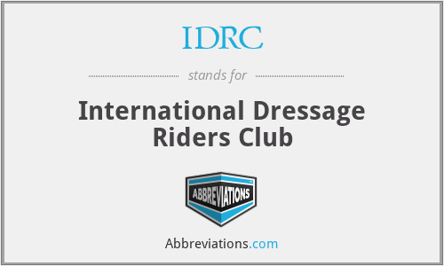 IDRC - International Dressage Riders Club