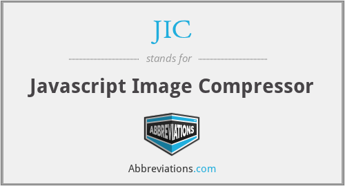 JIC - Javascript Image Compressor