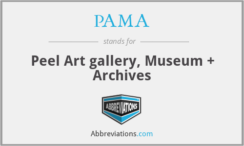 PAMA - Peel Art gallery, Museum + Archives