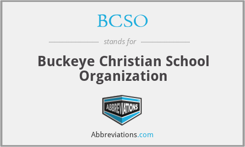 BCSO - Buckeye Christian School Organization