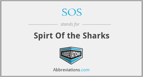 SOS - Spirt Of the Sharks