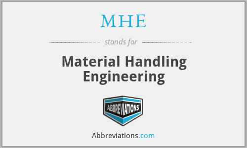 MHE - Material Handling Engineering