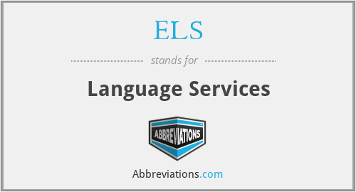 ELS - Language Services