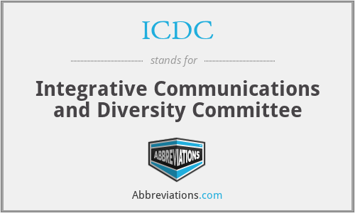 ICDC - Integrative Communications and Diversity Committee