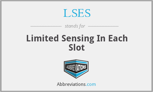 LSES - Limited Sensing In Each Slot