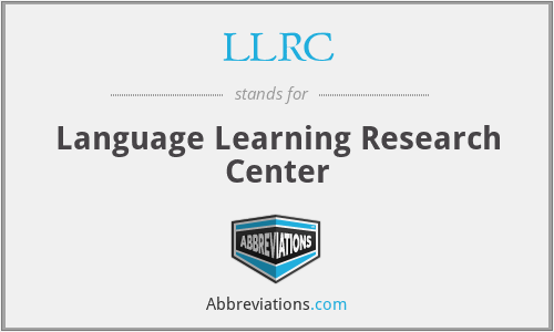 LLRC - Language Learning Research Center